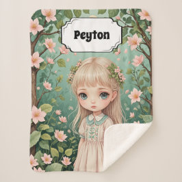 Blossoms Embrace Personalisiert Sherpadecke