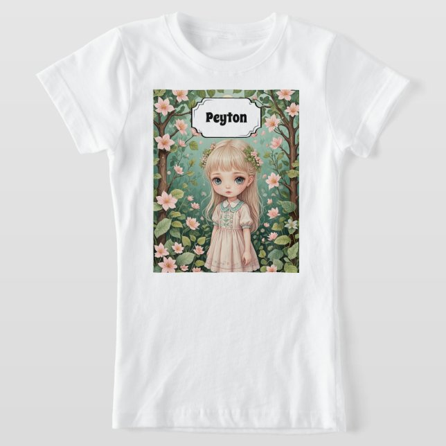 Blossoms Embrace Personalisiert T-Shirt (Ablage )