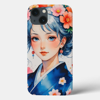 Blossoms in Blue Kimono Case-Mate iPhone Hülle