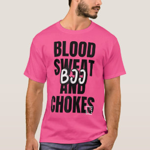 Blot and Chokes Bjj Jiu-Jitsu Mixed Martial Arts M T-Shirt