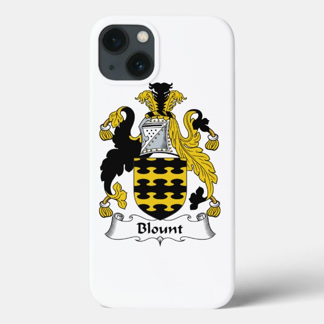 Blount Family Crest Case-Mate iPhone Hülle (Rückseite)