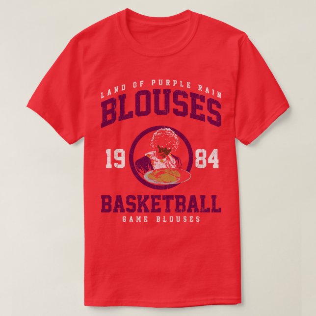 Blouses Basketball Game Blogs T-Shirt (Design vorne)