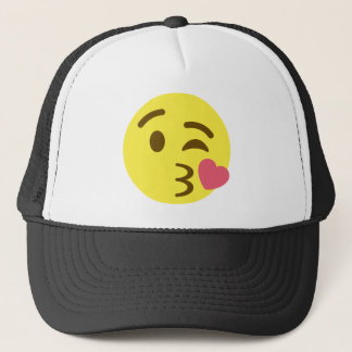 Blowa Kiss Emoji Trucker Hat Truckerkappe