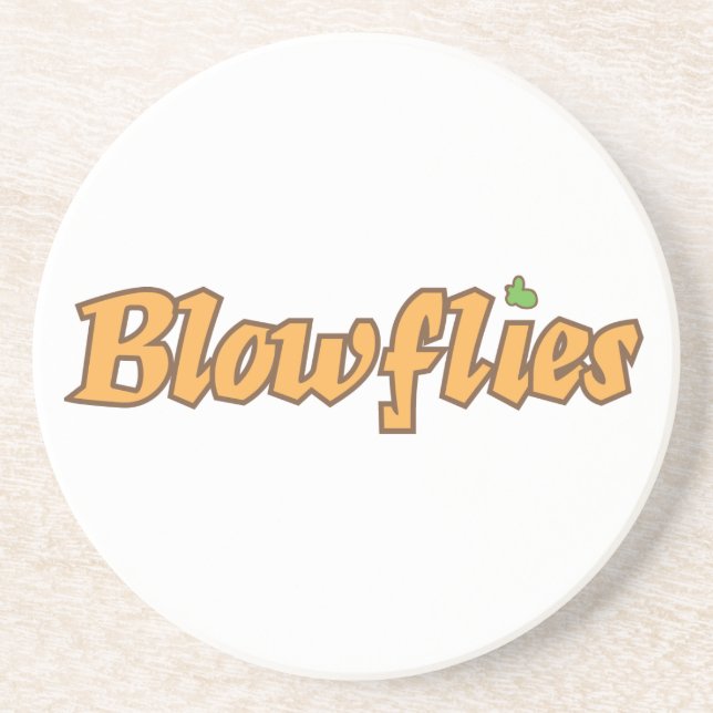 Blowflies-Untersetzer Sandstein Untersetzer (Vorne)