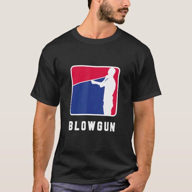 Blowgun Blow Tube Jagdflugzeug Tube Jagdflugzeug T T-Shirt (Vorderseite)