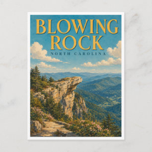 Blowing Rock North Carolina Blowing Rock GeoSaga Postkarte