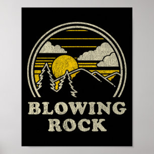 Blowing Rock North Carolina Nc T-Shirt Vintage Hik Poster