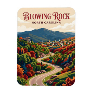 Blowing Rock USA Magnet