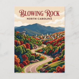 Blowing Rock USA Postkarte
