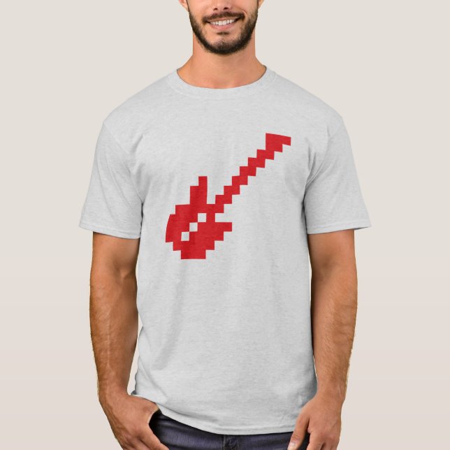 Bloxels Guitar T-Shirt (Vorderseite)
