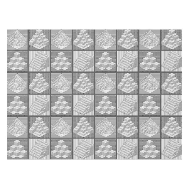 Bloze Maze Puzzle Tablecloth Tischdecke (Vorderseite (Horizontal))