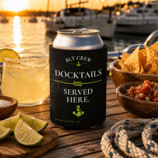 BLT Crew Docktails werden hier serviert Segeldesig Dosenkühler