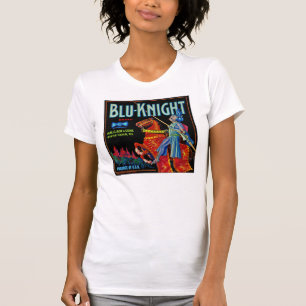 Blu Knight Fruchtetikett T-Shirt