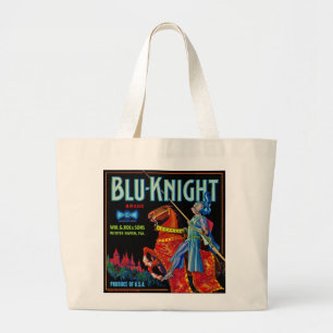 Blu Knight Fruchtlabel Jumbo Stoffbeutel