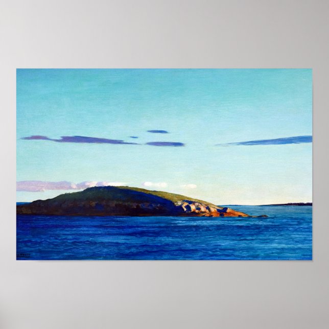 Blubber Island, Maine von Newell Convers Wyeth Poster (Vorne)