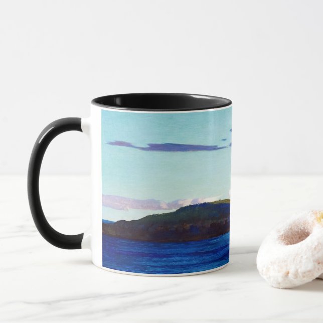 Blubber Island, Maine von Newell Convers Wyeth Tasse (Mit Donut)
