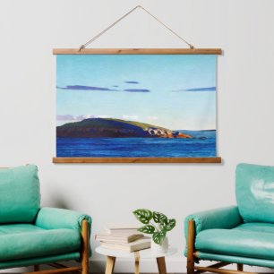 Blubber Island, Maine von Newell Convers Wyeth Wandteppich Mit Holzrahmen