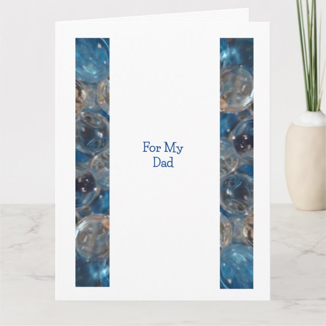 Blubble Blue - Vatertag 4 Karte (Vorderseite)