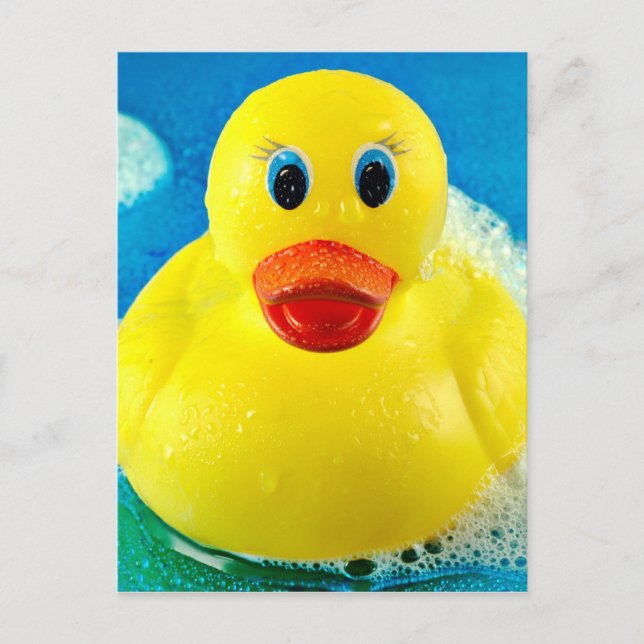 Blubble Duck Postkarte (Vorderseite)