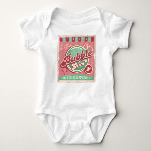 Blubble Gum Baby Bodysuit Baby Strampler (Vorderseite)