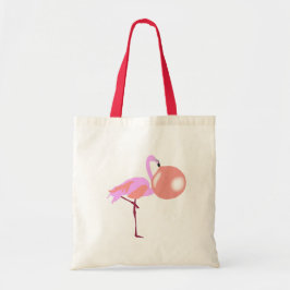Blubble Gum Flamingo Blasen Blase Tragetasche