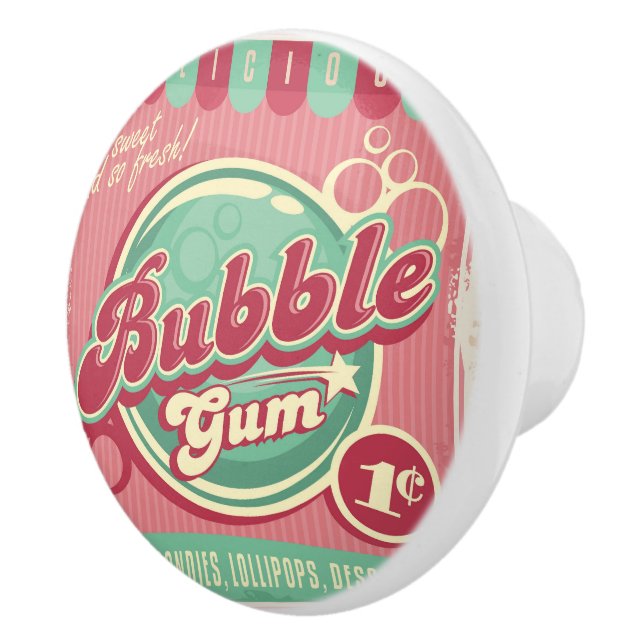 Blubble Gum Knob Keramikknauf (Rechts)