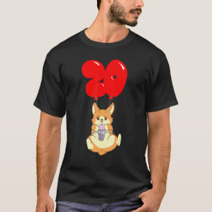 Blubble Tea Hamster 20. Geburtstag Kinder Ballon P T-Shirt