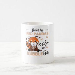 Blubble Tea Red Panda Chocolate Niedlicher Tiere B Kaffeetasse