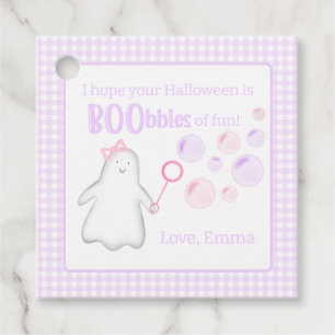 Blubbles Halloween-Geschenktag / Leckerei-Bag-Tag Geschenkanhänger