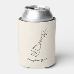 Blubbly Popping Champagner Flasche Neujahr Dosenkühler