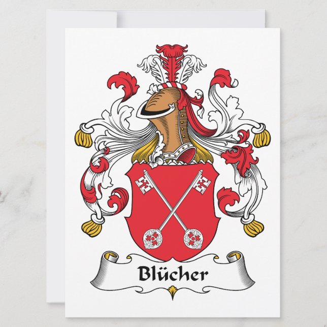 Blucher-Familienwappen (Vorderseite)