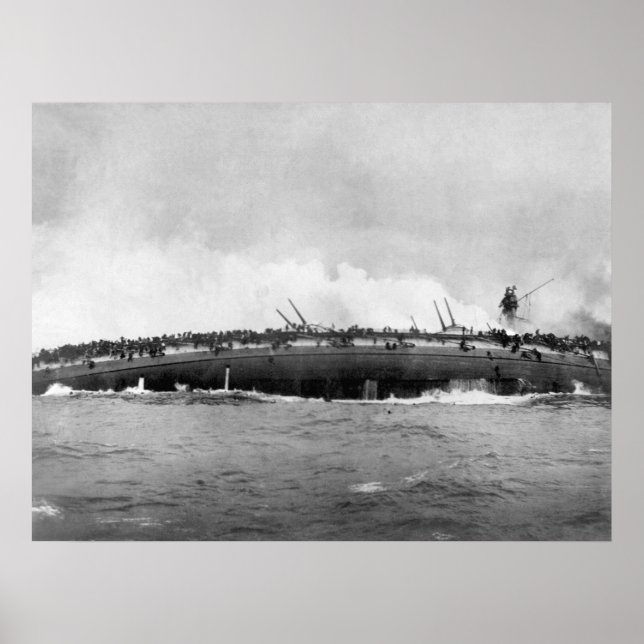 Blücher Sinks Poster (Vorne)