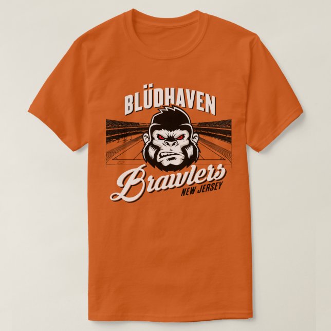 Bludhaven-Brawler T-Shirt (Design vorne)