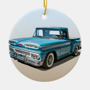 Blue 1960 Chevy Lieferwagen Ornament