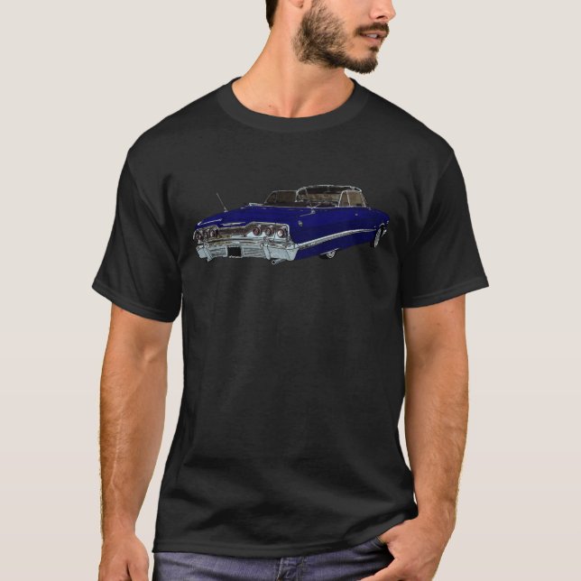 Blue 1963 Impala T-Shirt (Vorderseite)