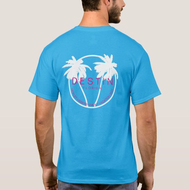 Blue 2023 Family Vacation T - Shirt (Rückseite)