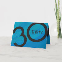Blue 30 Decade Geburtstag