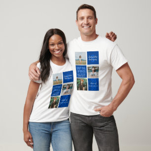 Blue 3-Foto Fun Boxes Class Year T-Shirt