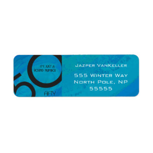 Blue 50 Decade Geburtstag