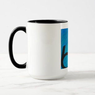 Blue 60 Decade Geburtstag Tasse