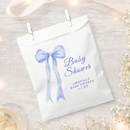 Blue a Bow Es ist eine Boy Baby Dusche Geschenktütchen