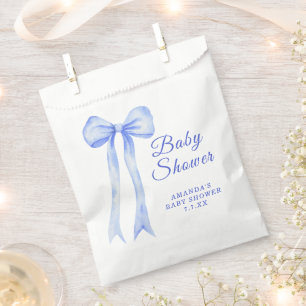 Blue a Bow Es ist eine Boy Baby Dusche Geschenktütchen