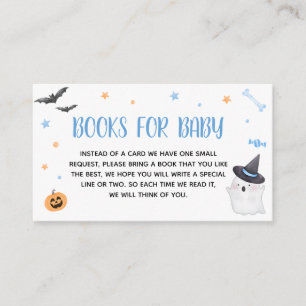 Blue A Little Boo Halloween Books for Baby Begleitkarte
