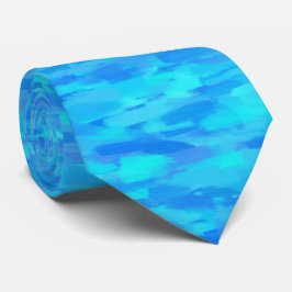 Blue Abstract Pattern Krawatte
