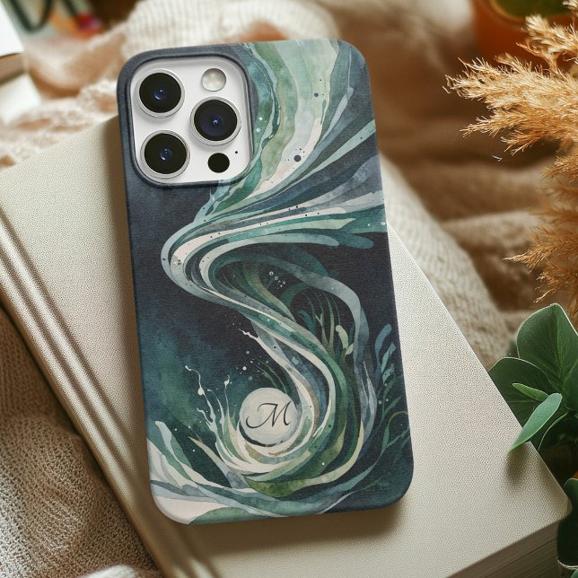 Blue Abstrakt Art Wasserbad Lido Leinwand Case-Mate iPhone Hülle (Von Creator hochgeladen)