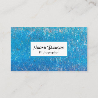 Blue Abstrakt Business Card Visitenkarte