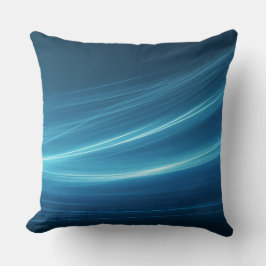 Blue Abstrakt Custom Pillow Kissen