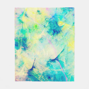 Blue abstrakt Fraktal Hintergrund 3d rendering3d,  Fleecedecke