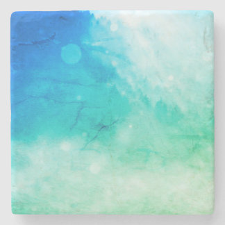Blue Abstrakte Art Steinuntersetzer