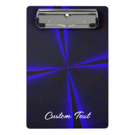 Blue Accent Clover Leaf Mini-Zwischenablage Mini Klemmbrett